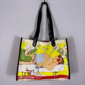 Operation Game Inspired Tote Bag - Yellow and Black Bin4